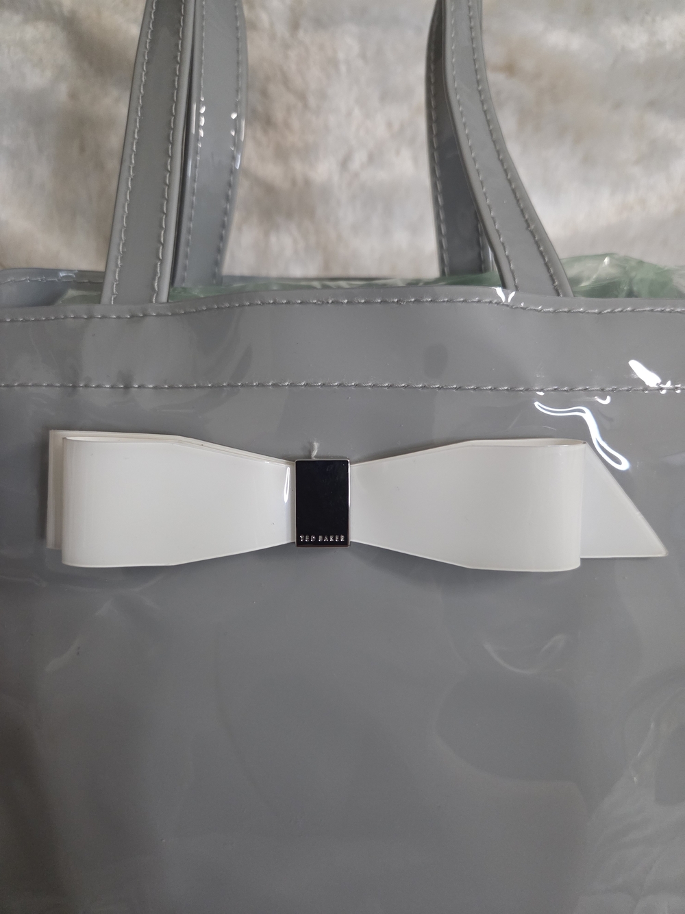 Ted Baker Alacon Plain Bow Medium Icon Tote Bag - Picture 3 of 9